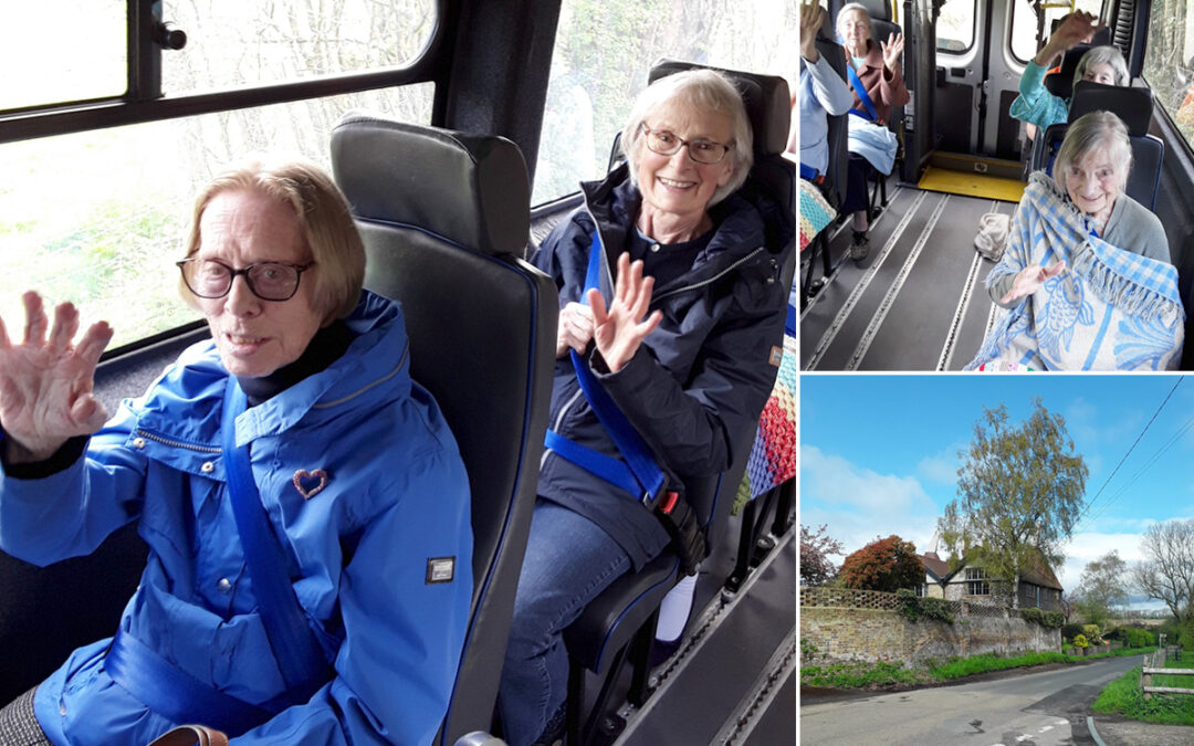 Hengist Field Care Home residents take a trip to the countryside
