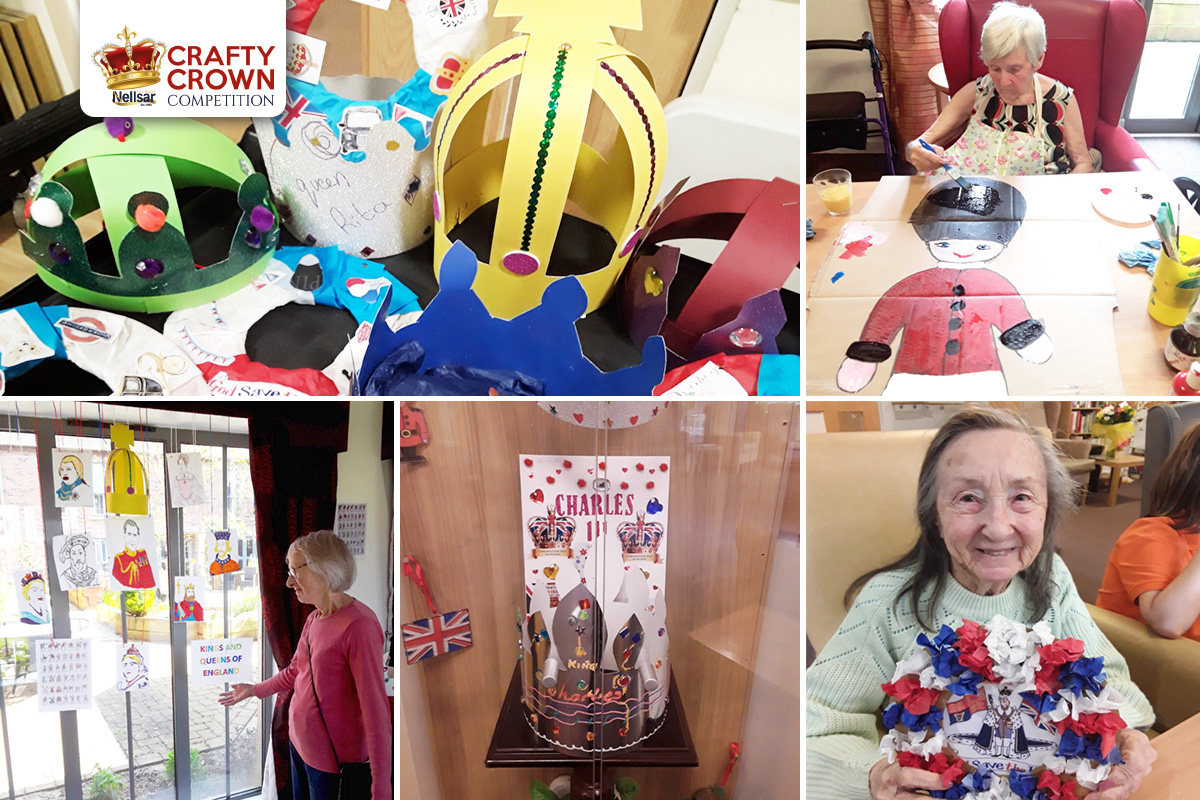 Hengist Field Care Home royal gallery for Nellsar Crafty Crown Competition
