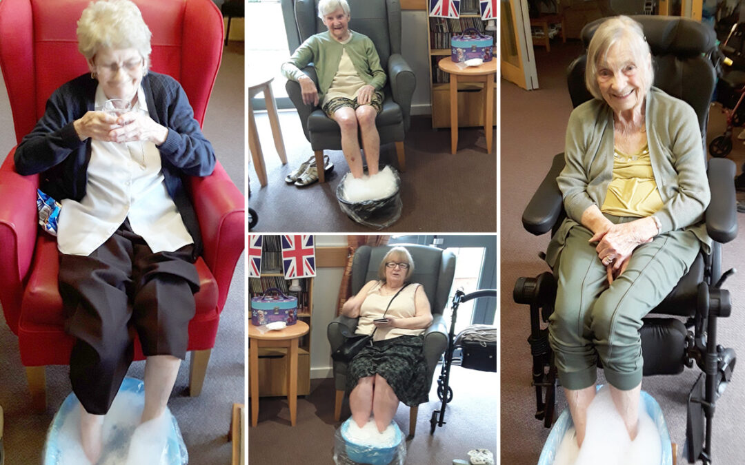 Pamper time at Hengist Field Care Home