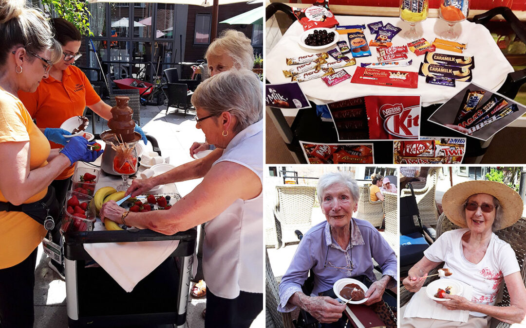 Hengist Field Care Home residents celebrate World Chocolate Day