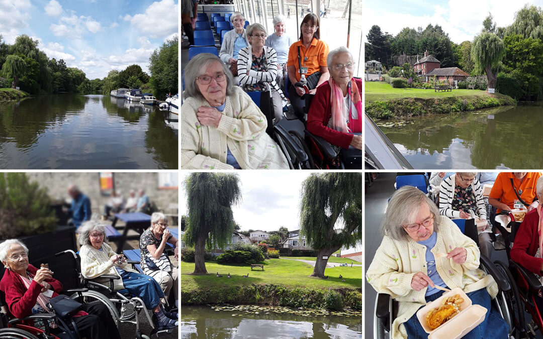 Hengist Field Care Home residents enjoy a trip on The Kentish Lady