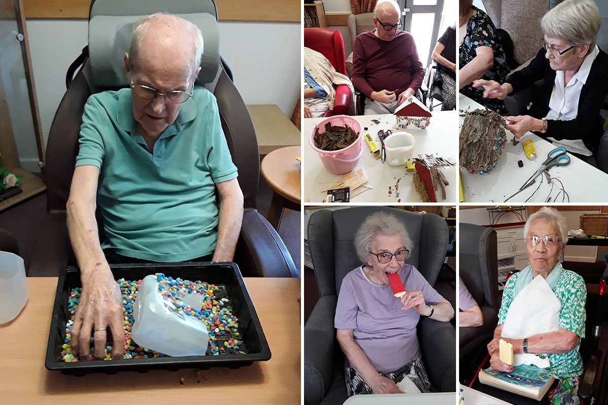 Getting art and crafty at Hengist Field Care Home