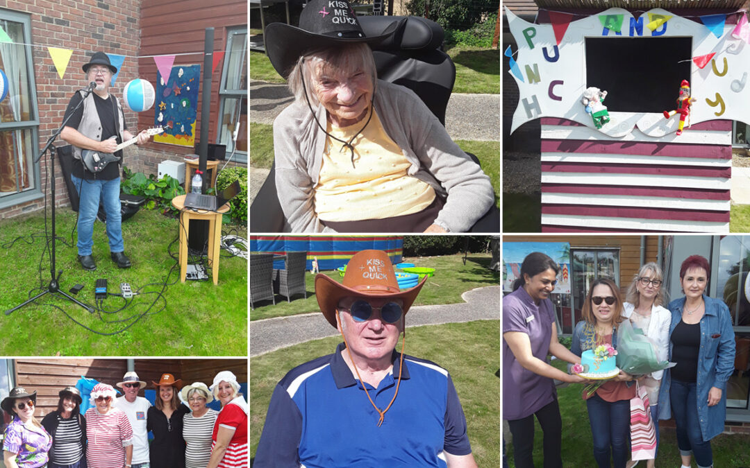 Annual BBQ party at Hengist Field Care Home