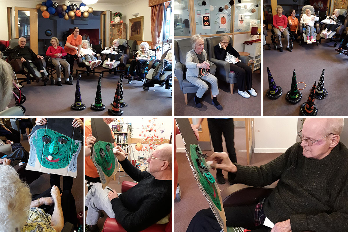 Halloween games at Hengist Field Care Home