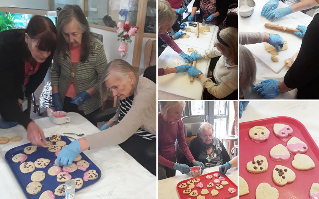 Pink Week cookies and crafts at Hengist Field Care Home