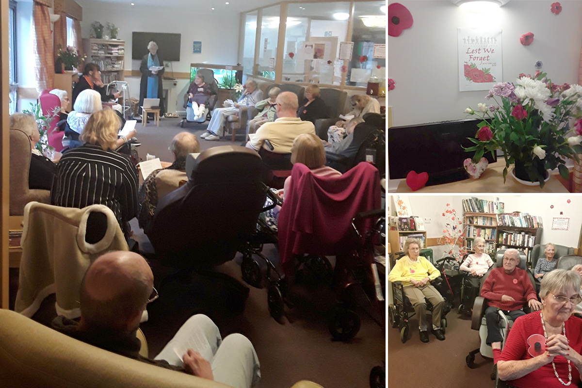 Remembrance service at Hengist Field Care Home