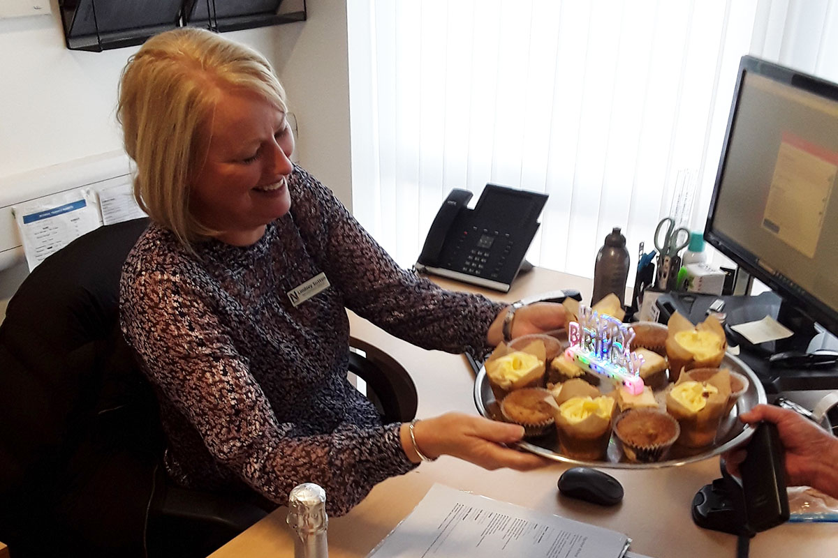 Cupcakes for Lindsey at Hengist Field Care Home