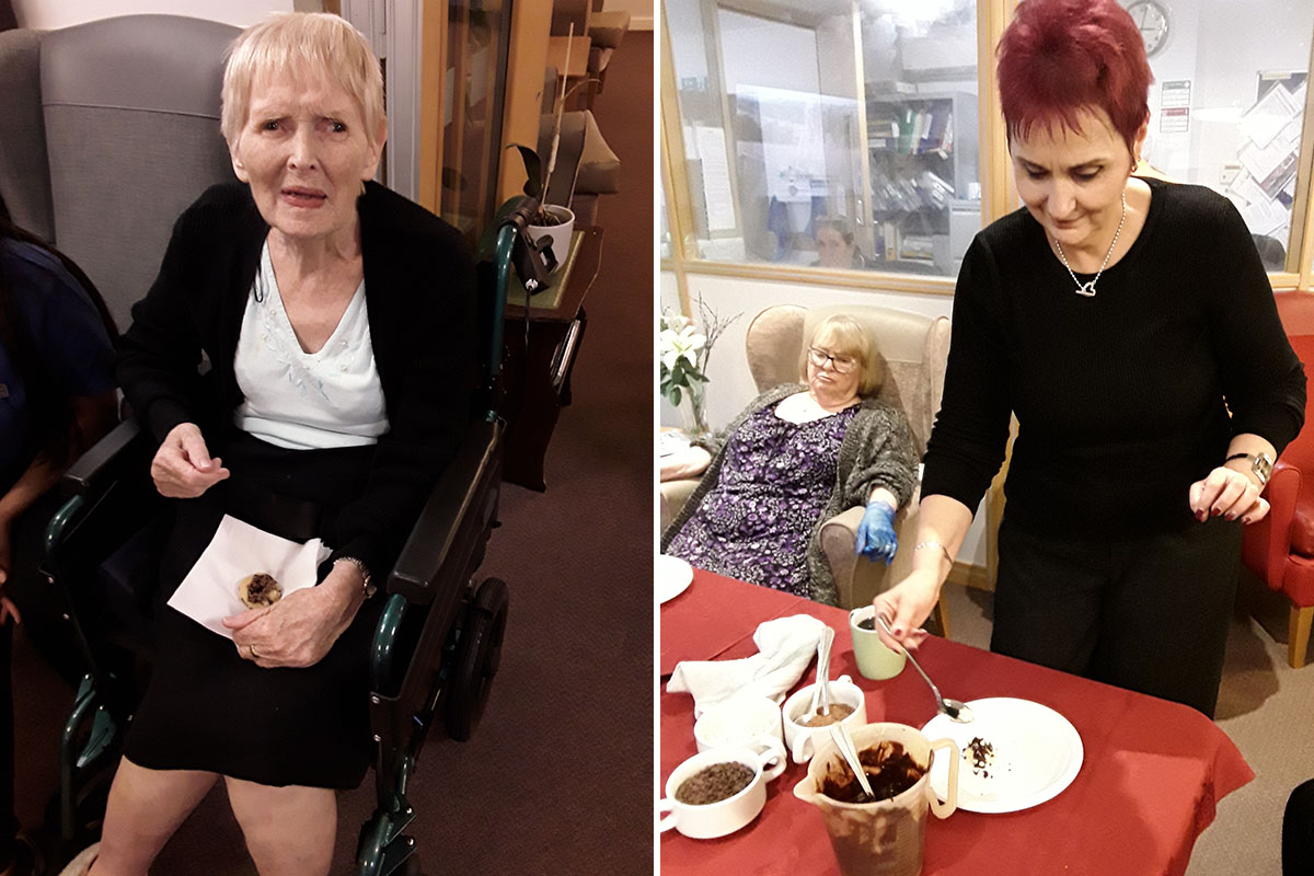 America sweet treats at Hengist Field Care Home 