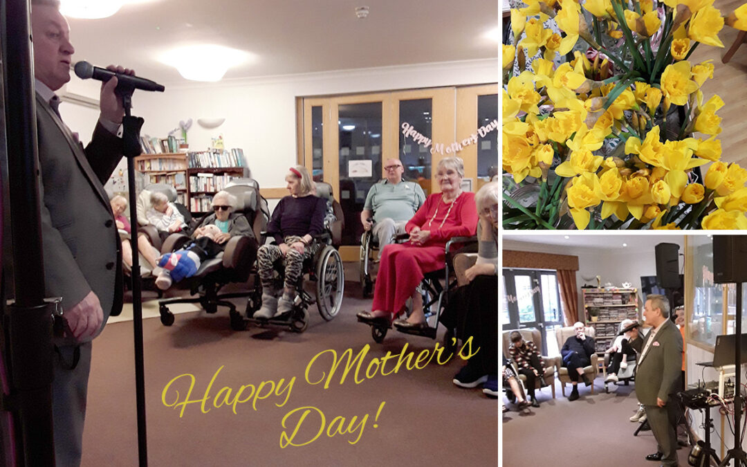 Mothers Day music with Peter Kneebone at Hengist Field Care Home