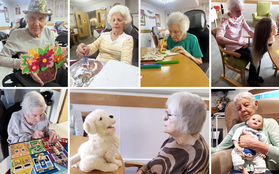 Creative and sensory activities at Hengist Field Care Home