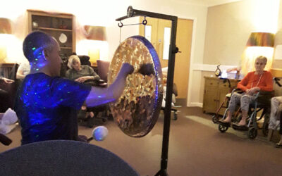 Gong Bath meditation session at Hengist Field Care Home